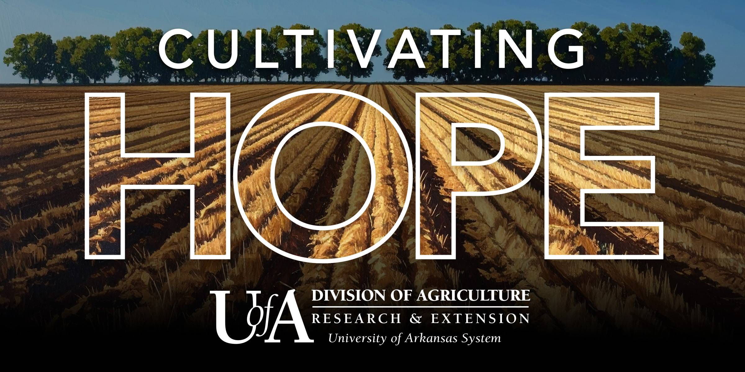 Cultivating hope words with farm image