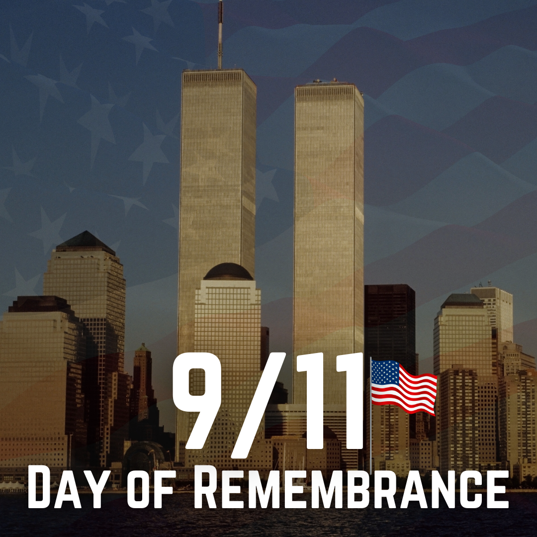 9/11 Day of Remembrance social media graphic