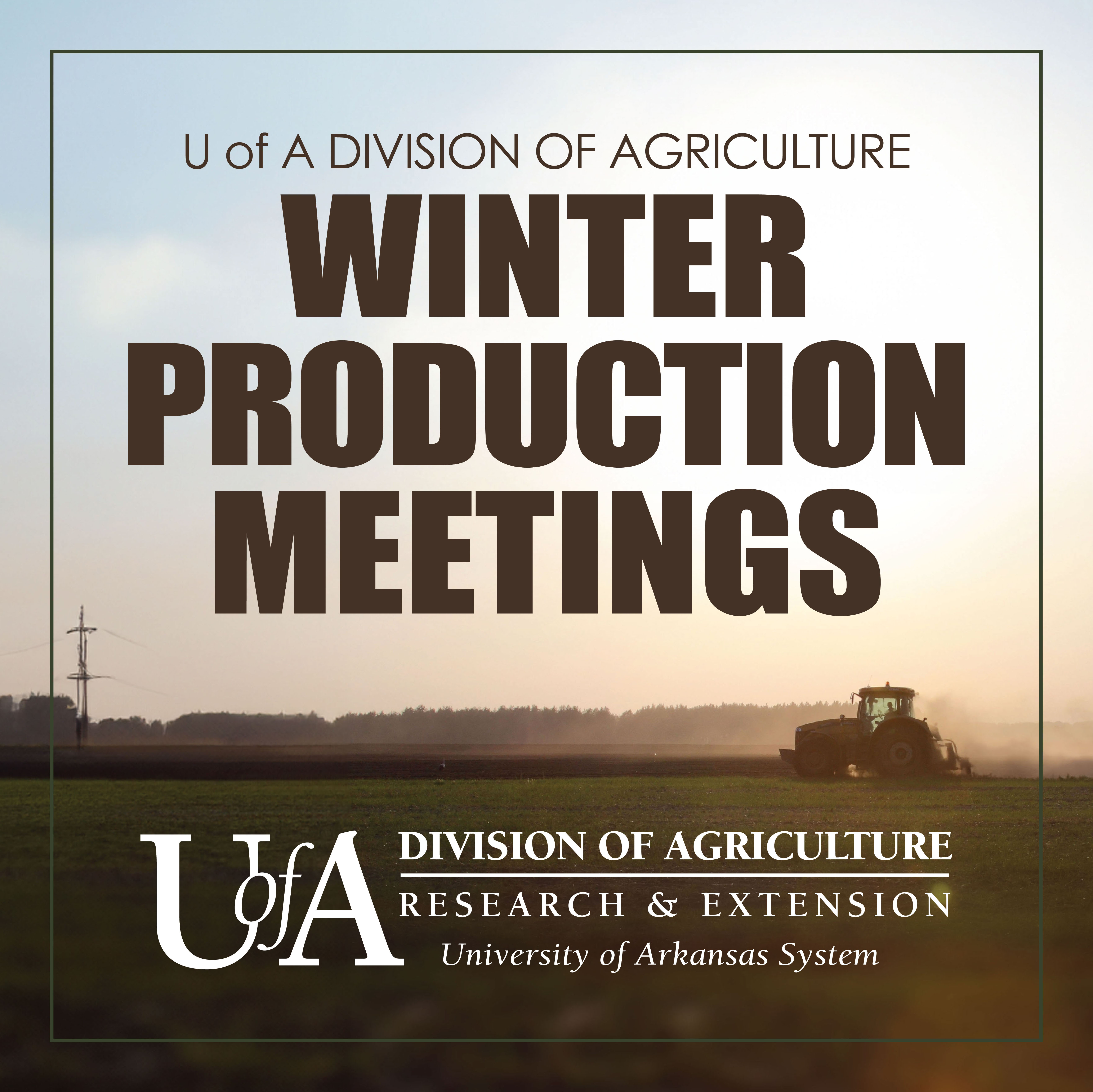 Winter Production Meetings
