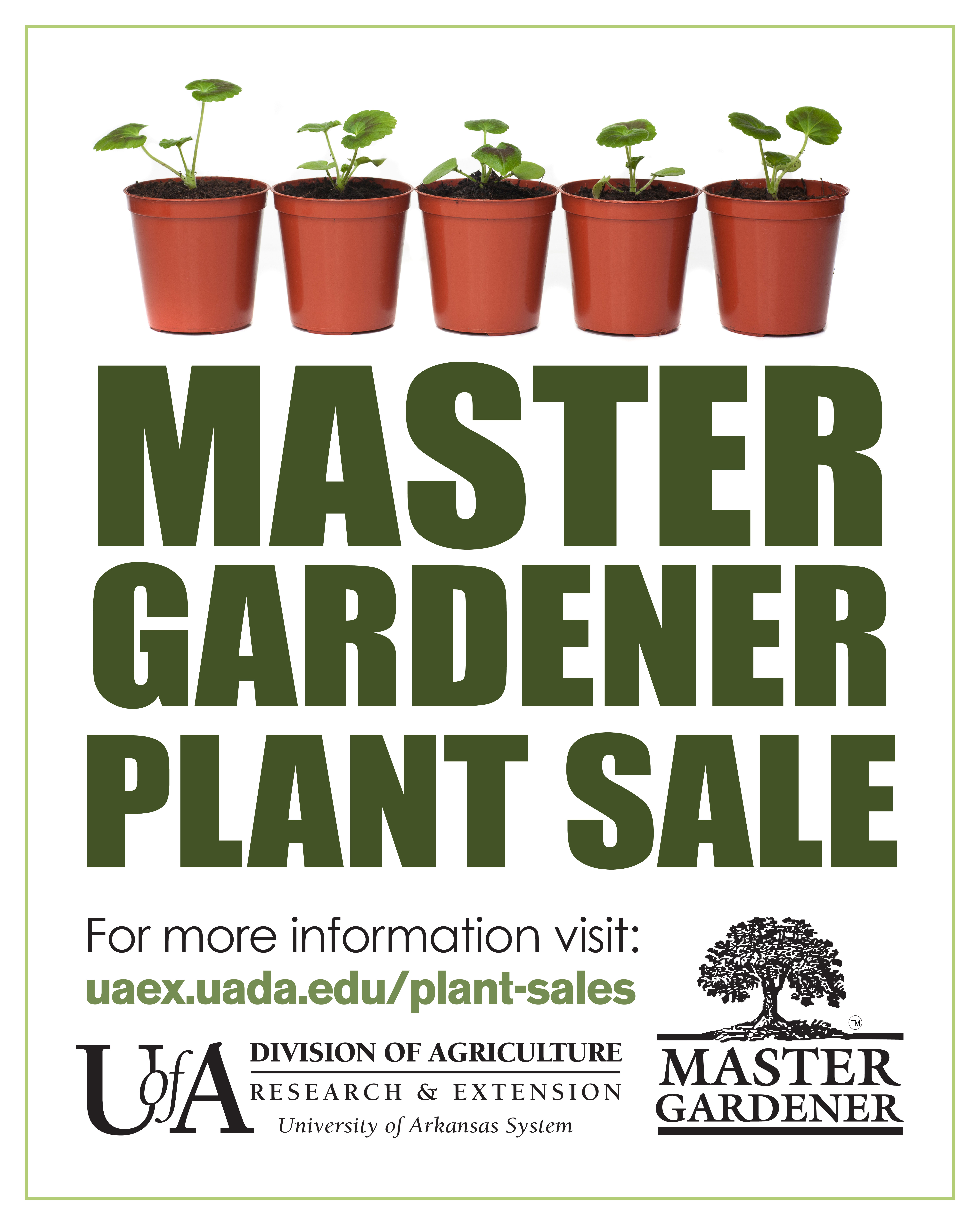 Master Gardener Plant Sales