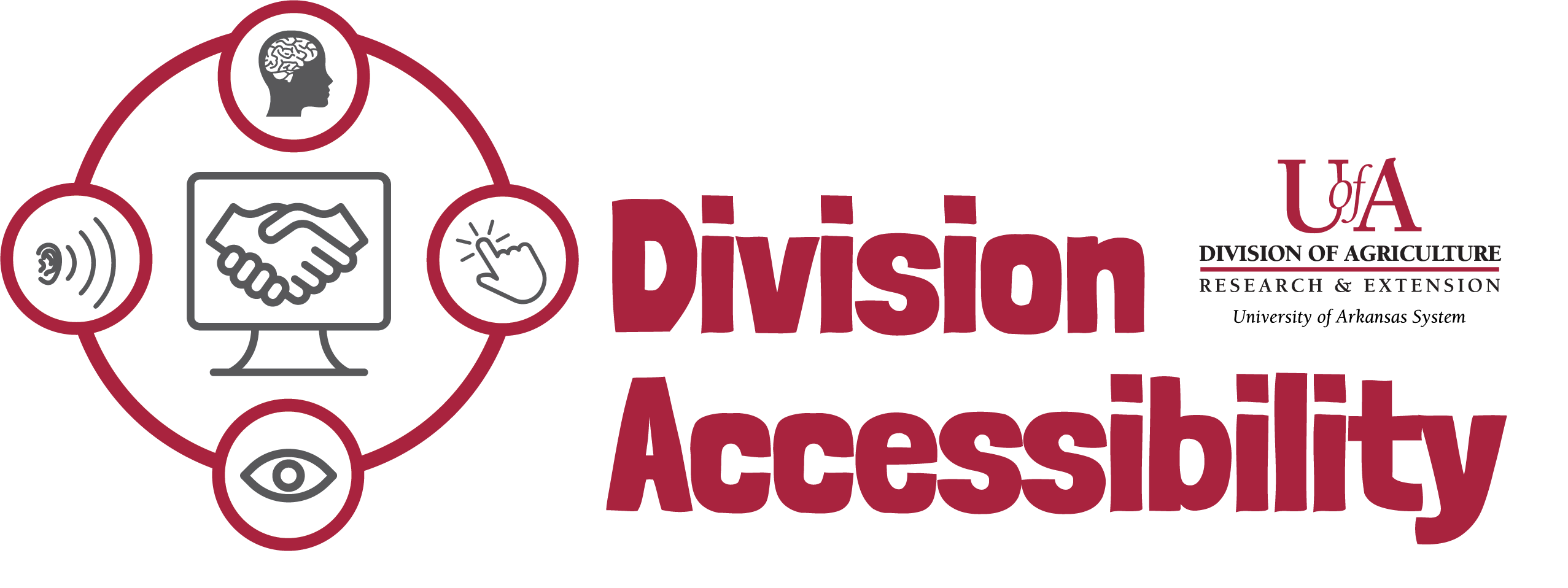 University of Arkansas System Division of Agriculture: Research and Extension - Division Accessibility logo